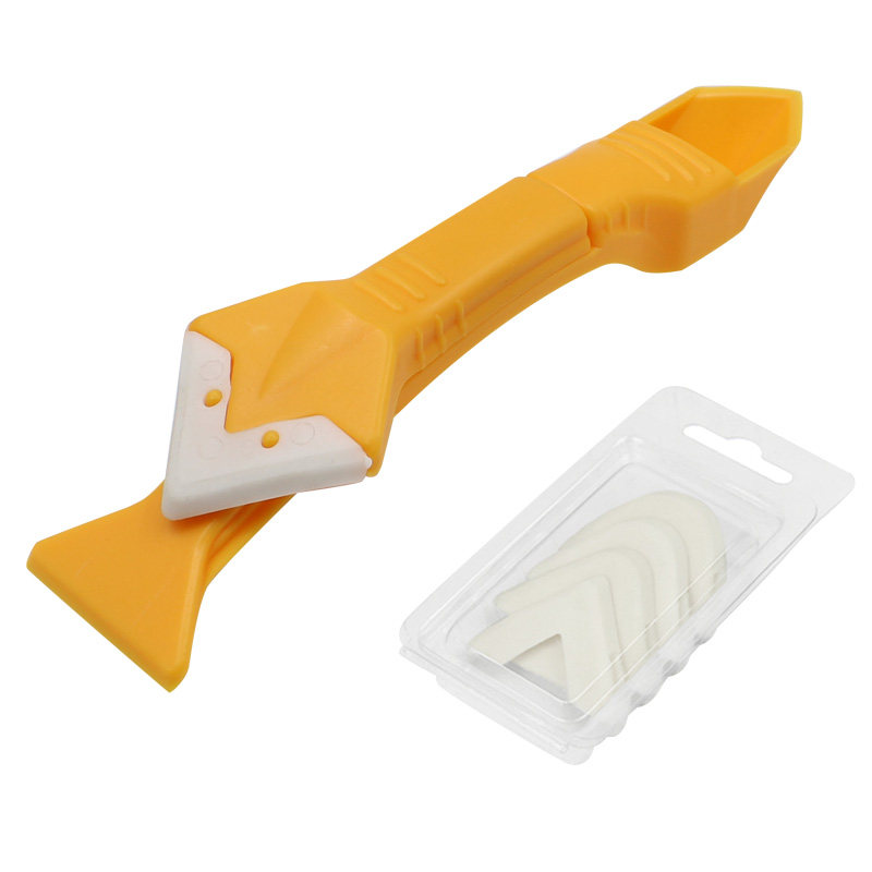 刮胶铲胶神器 阴角刮板 玻璃胶铲角度刮板清除残胶刮刀 美缝工具