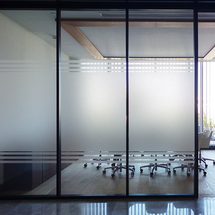 磨砂玻璃贴纸办公室防窥不透明贴膜