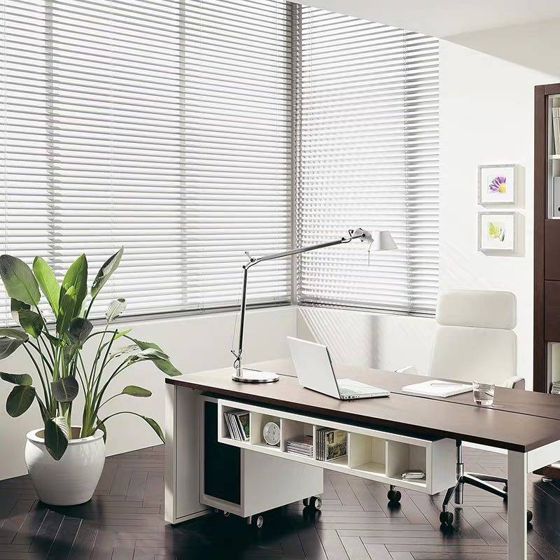 百叶百叶窗窗帘家用卷帘升降铝合金遮光办公室厨房百叶帘