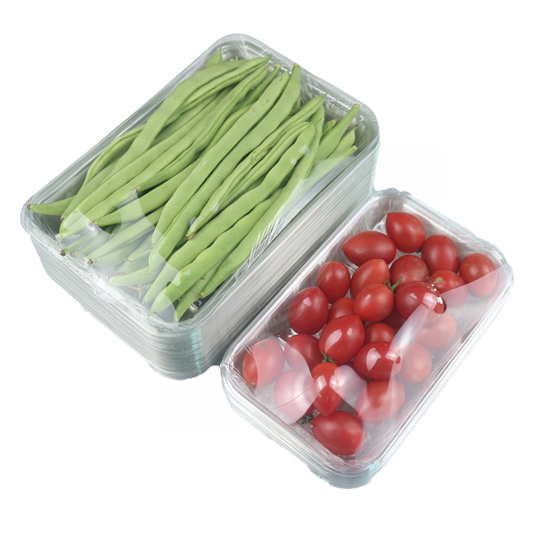一次性生鲜托盘透明加厚长方形塑料水果盒超市打包蔬菜猪肉包装盒-图4