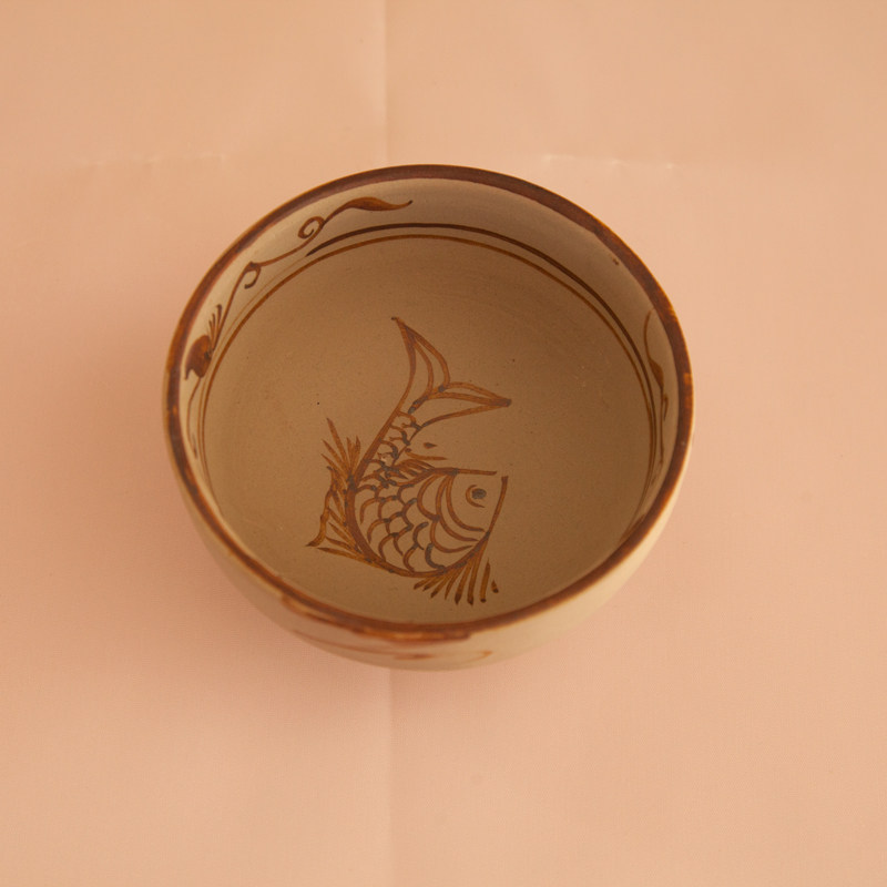 纯手工无釉土碗 土陶碗粗陶碗家用 农家乐 老式复古怀旧饭碗