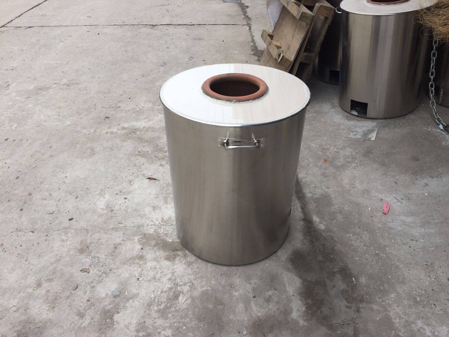 烧饼炉子荆州烤炉干菜不锈钢烤饼摆摊商用锅盔烧烤炉