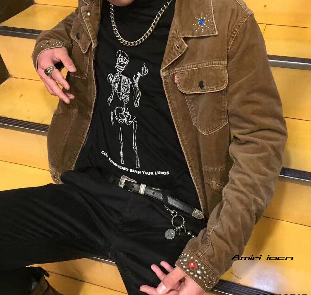 slpicon造型同款gd男女经典风格金属皮带腰带