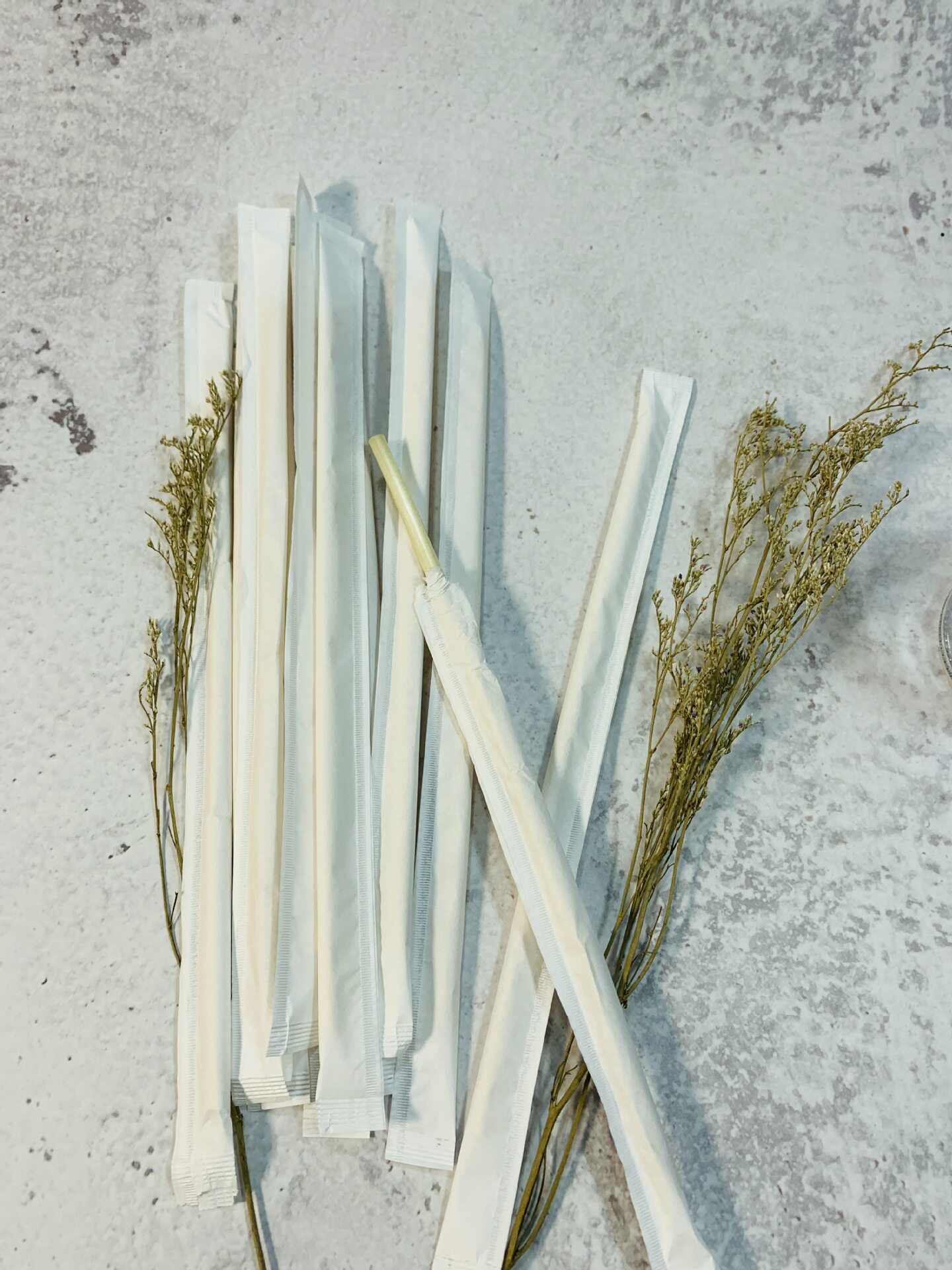 麦秆吸管一次性天然植物小麦搅拌棒麦秸吸管