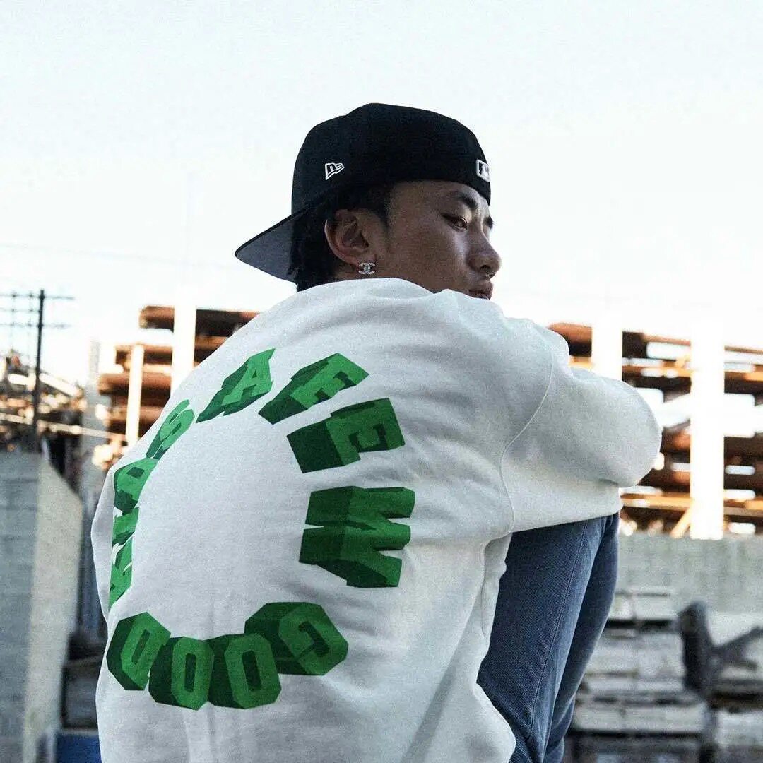 fff马思联名同款卫衣afewgoodkids加绒圆领长袖学生卫衣