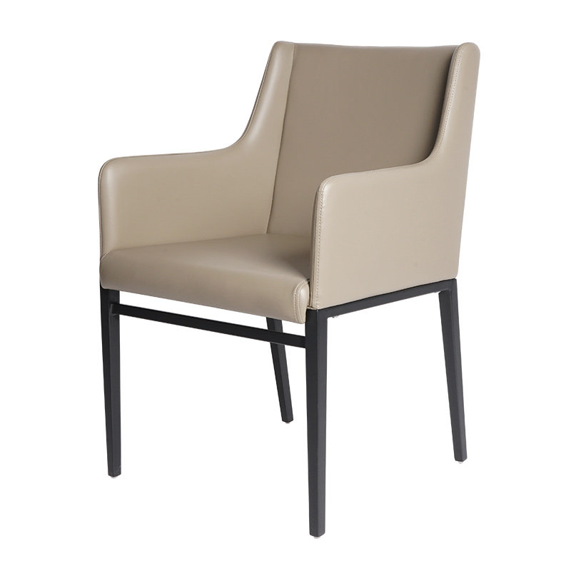 轻奢软包酒店椅子高档售楼处沙发发卡专用餐厅普通餐椅