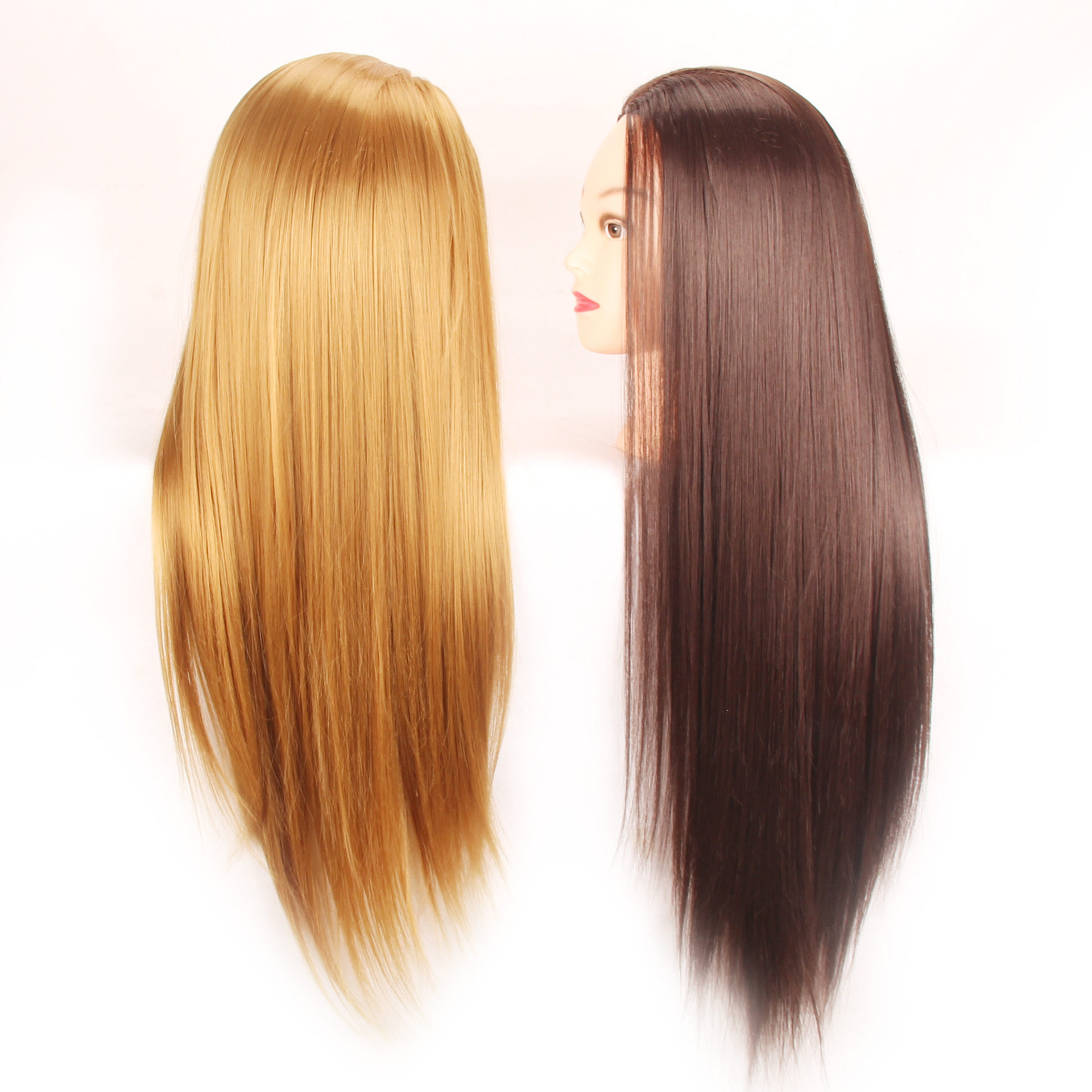 假发头模 教习头 练习编发盘发化妆假人头公仔头模特头 美发头模