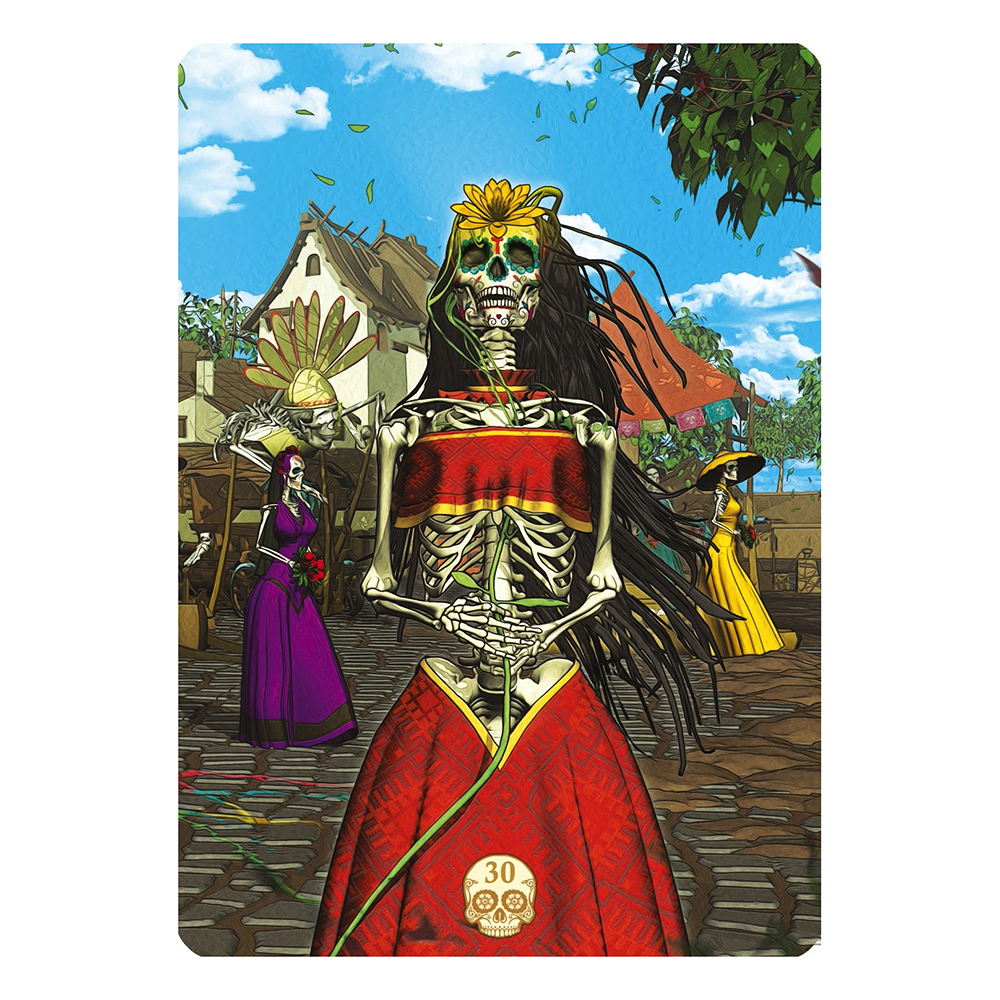 现货进口正版死亡圣神神谕santamuerteoracle桌游卡牌