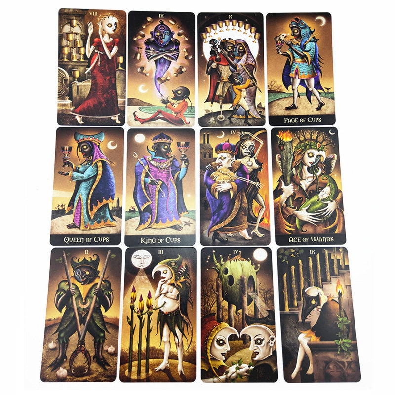 塔罗中文翻译邪月deviantmoontarot异月桌游卡牌