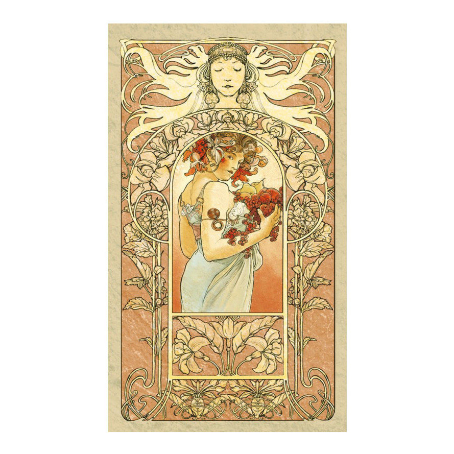 进口正版穆夏塔罗muchatarot桌游卡牌