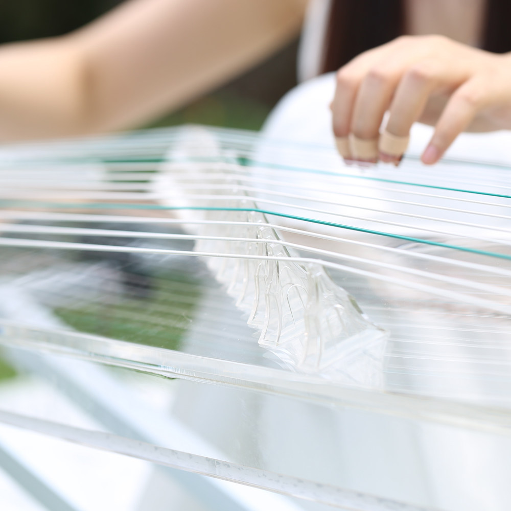 美妙斯水晶古筝 电子古筝 演出电古筝 专用演出古筝水晶电声古筝