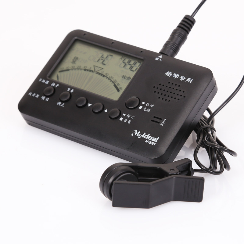 mt520y扬琴校音器 调扬琴专用电子定音器 扬琴调音器节拍器三合一