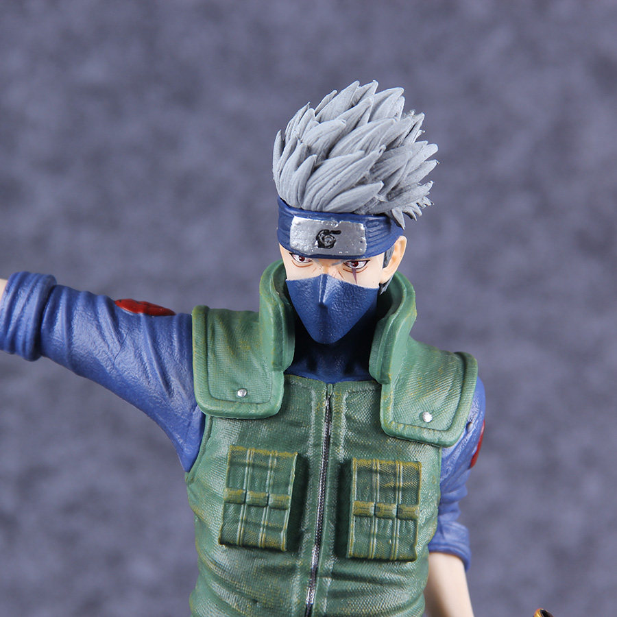 火影忍者魔力gk卡卡西站姿拿剑巨大雕像手办模型手办