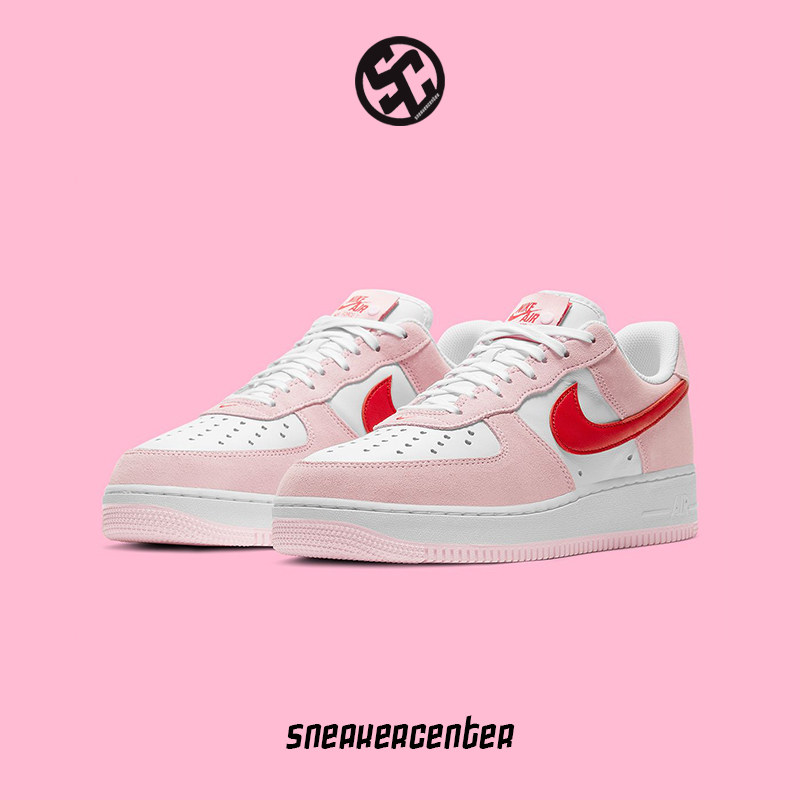 nike耐克airforcelowaf1粉红情人节低帮板鞋板鞋