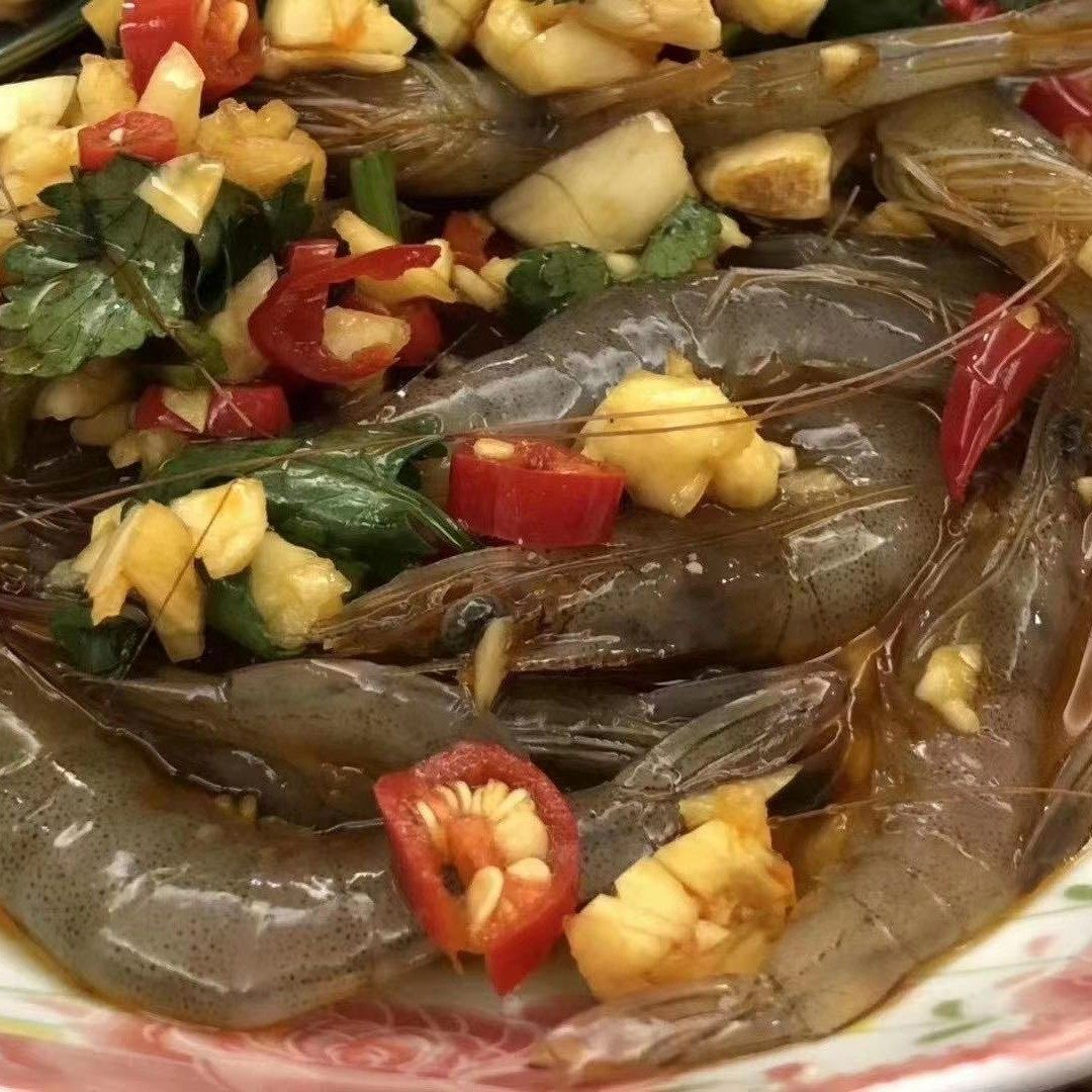生腌潮汕海鲜虾小海虾对虾活虾腌制即食水产其它
