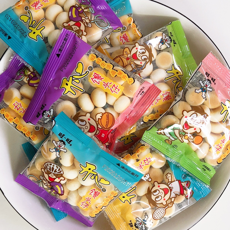 零食旺旺旺仔开心小馒头散装儿童休闲食品小包传统中式糕点