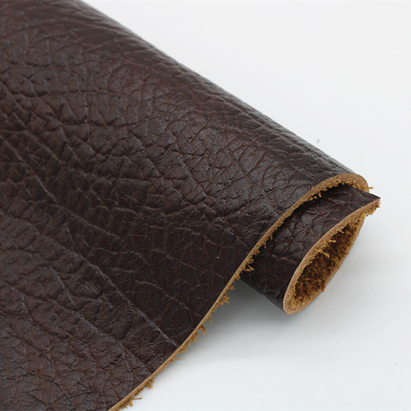 牛皮皮料厚皮头层35mm棕色整张沙发坐垫床垫边角料