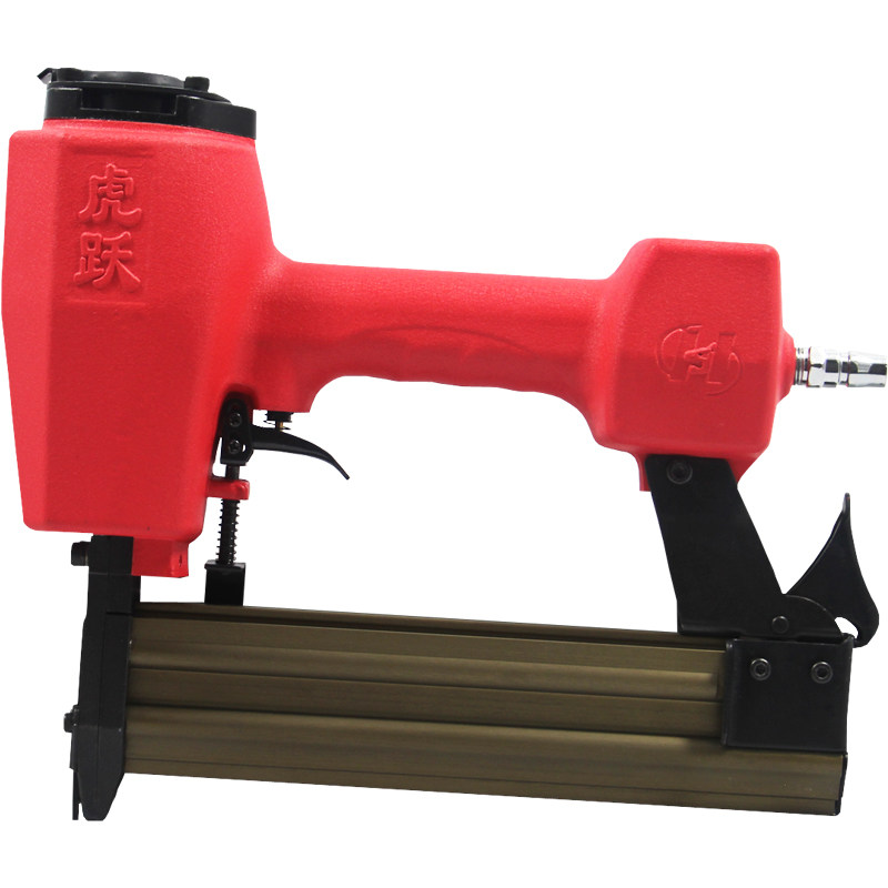 虎跃t50直钉枪木工工具气动不卡钉枪汽丁抢打钉枪装修五零气钉枪