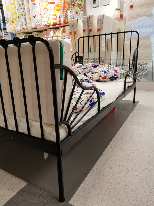 宜家国内代购米隆儿童床可伸缩儿童床加长床框架带床板