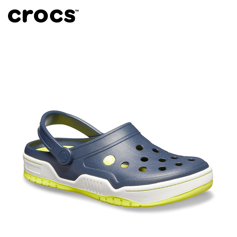 crocs洞洞鞋 男女卡骆驰前锋中性厚底沙滩鞋防滑软底凉拖鞋|14300