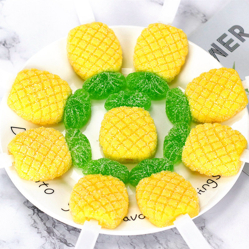 软糖金稻谷菠萝21g48支果汁水果棒棒糖儿童维生素糖果