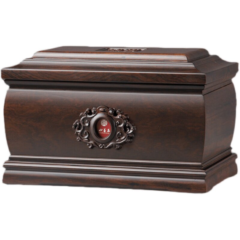 高档骨灰盒棺材实木紫檀檀木寿盒男用女款北京骨灰盒