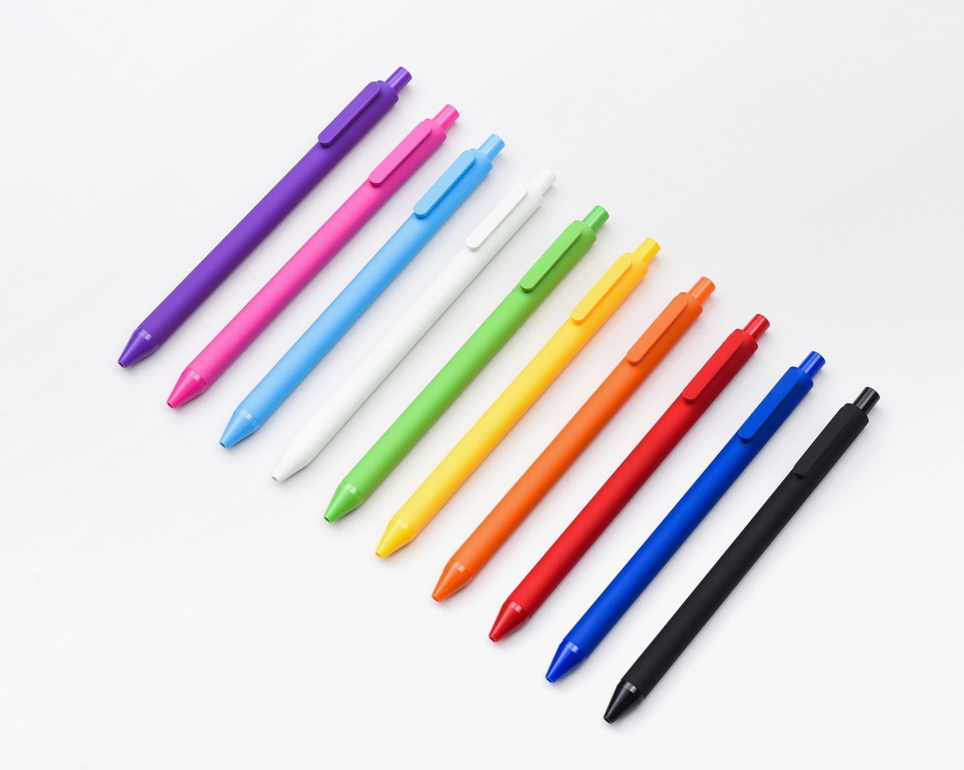 kacopure书源糖果色按动中性笔彩色水笔手账笔企业礼品中性笔