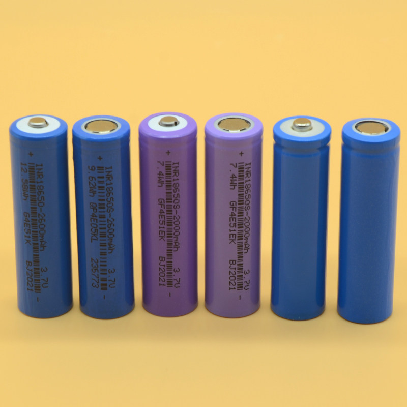 充电inr18650锂电池2000mah大容量3.7v风扇唱戏机强光手电筒电池