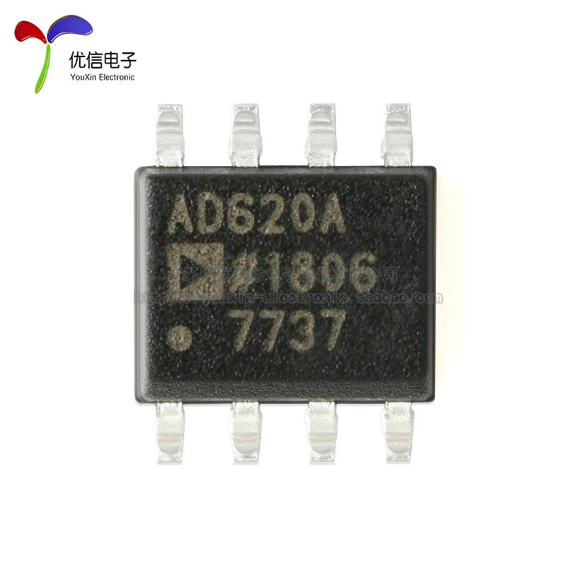 正品 低漂移 低功耗仪表放大器 ad620arz 原装 reel7 soic - 痕风的