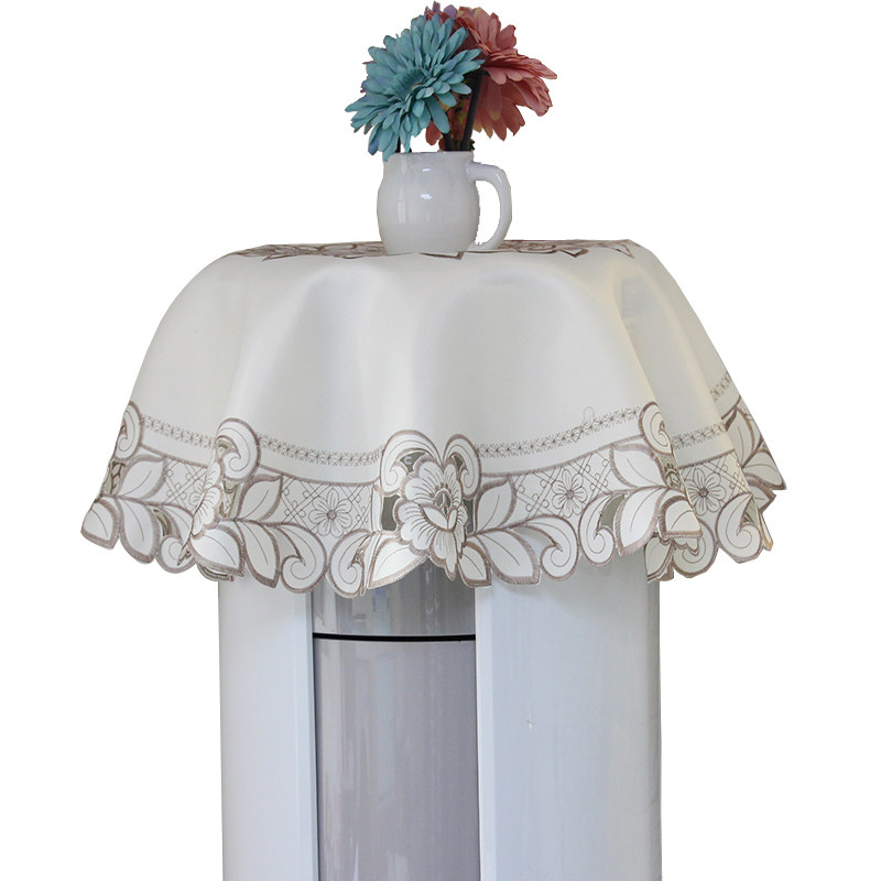 圆形空调套罩盖布防尘格力美的立式圆柱开机空调罩