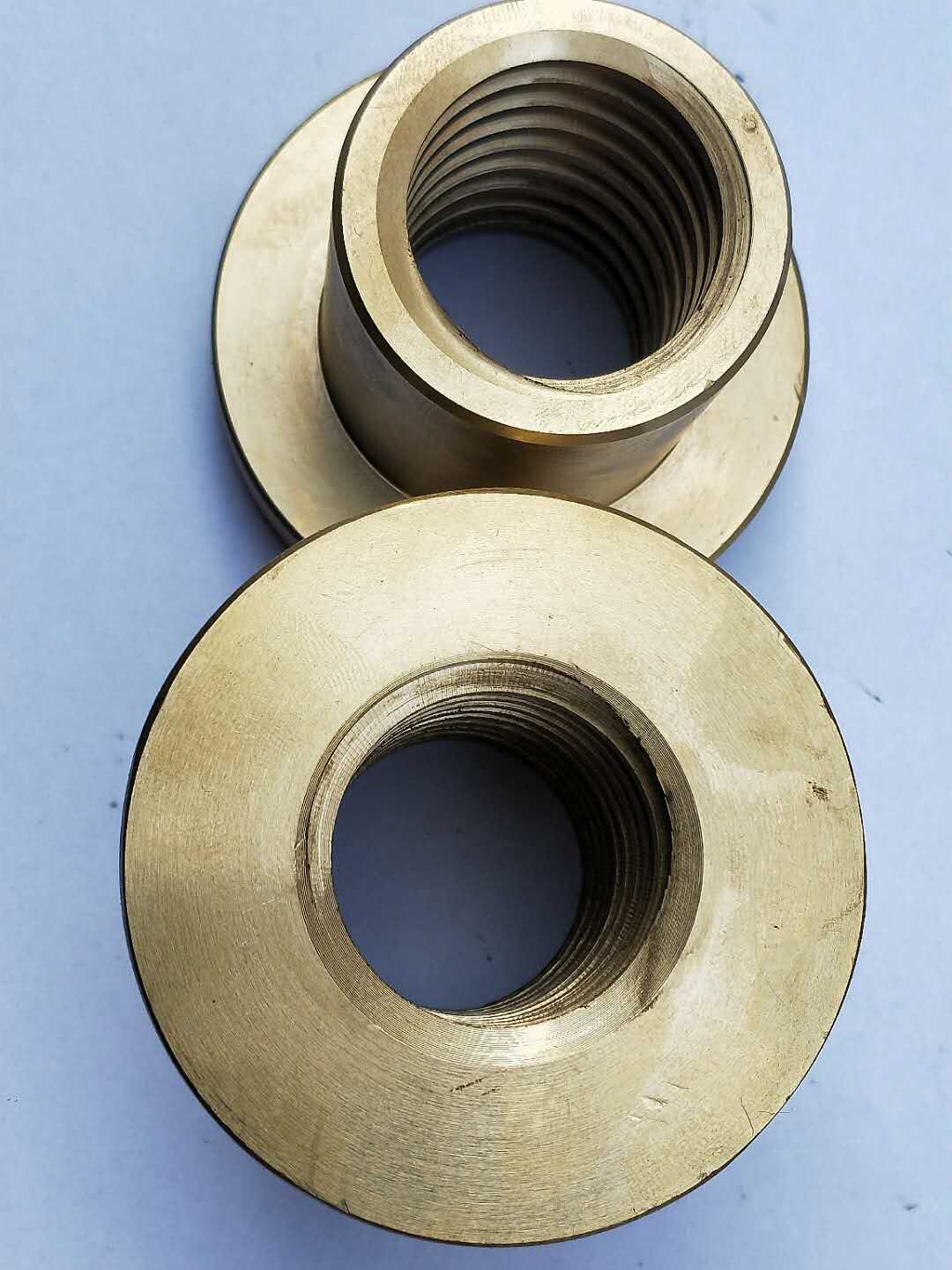 全铜圆法兰螺母 t梯形丝杆螺杆螺母tr10 12 14 16 20 24 28 30 36