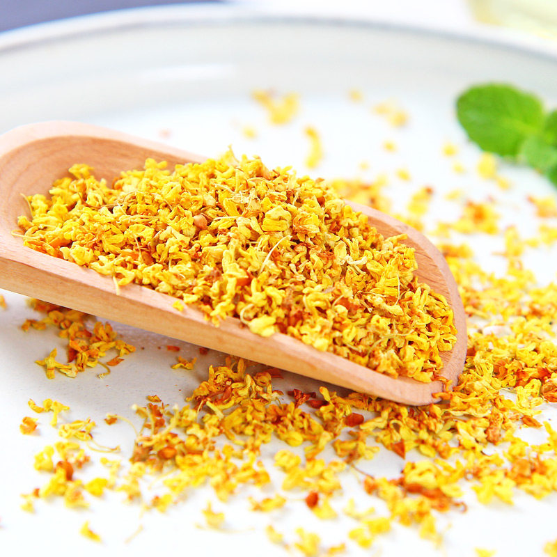 1瓶桂花茶干桂花叶特级广西桂林天然无硫金桂花烘干新鲜食用