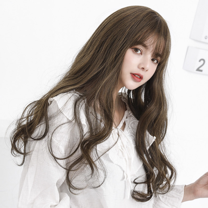 假发卷发女长片时时尚可爱网红气质款大波浪日常整顶假发