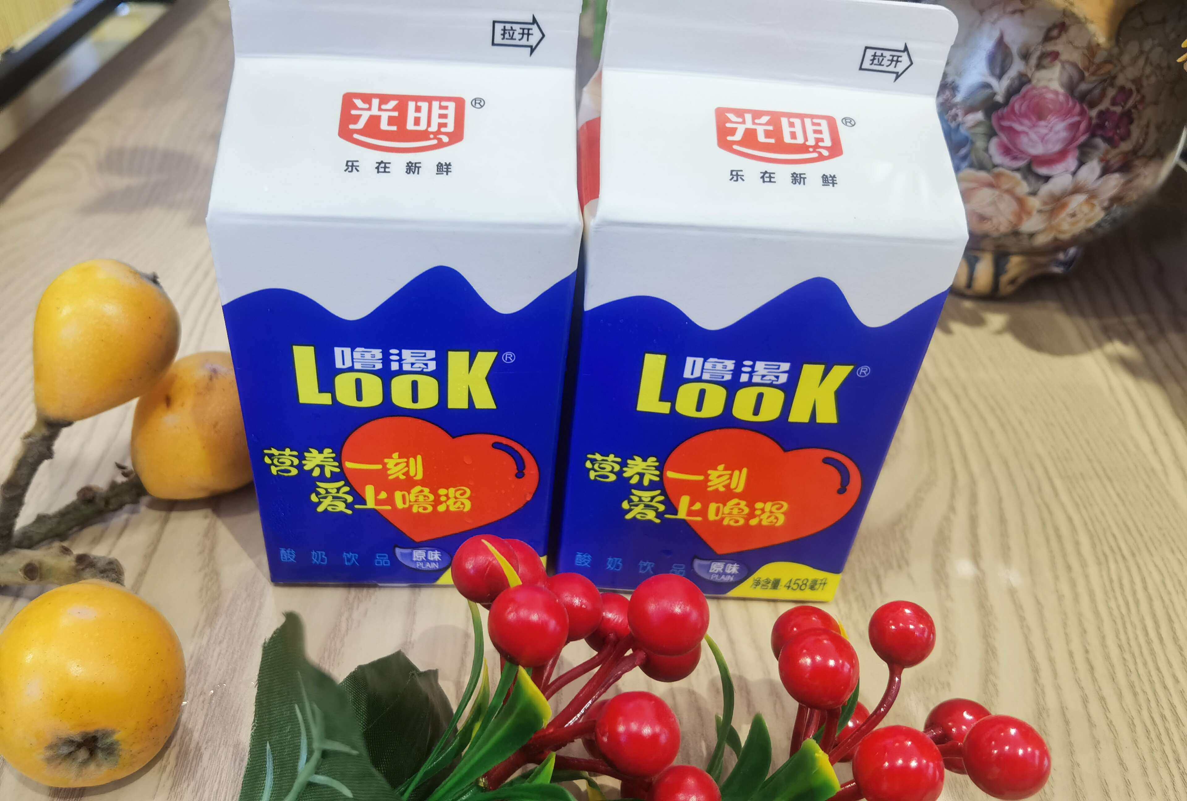 光明低温酸奶生气458ml盒装牧场新鲜牛乳益生低温酸奶