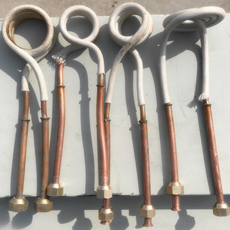 高频机线圈耐高温玻璃纤维套管感应加热线圈铜管耐高温阻燃套管