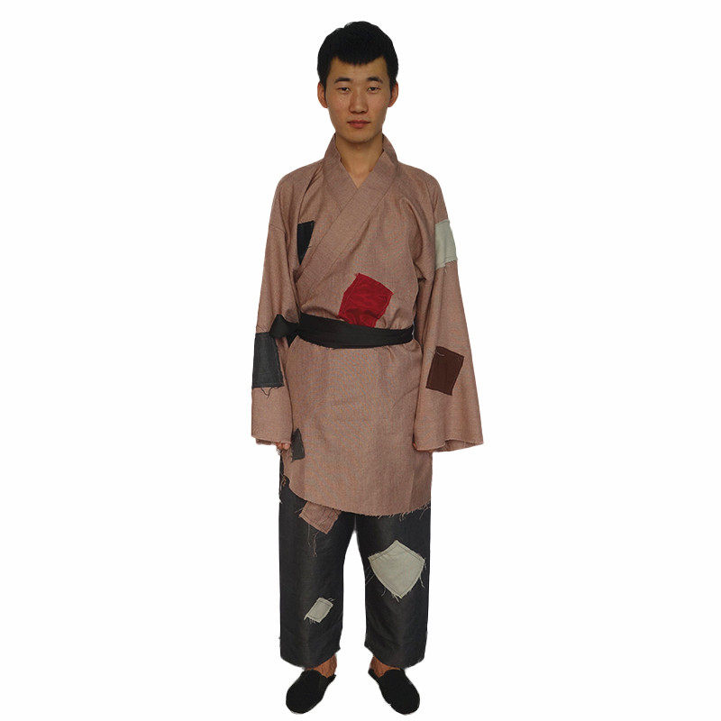出租古代乞丐服装难民穷人乞讨者古装流民酒鬼洪七公舞台演出服装