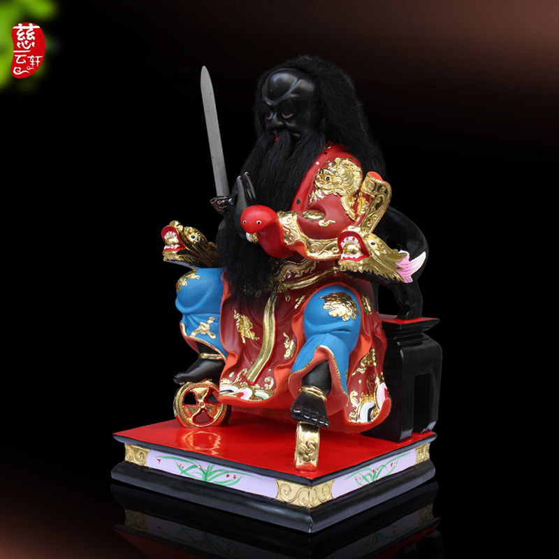 16寸法主公神像张公圣君都天圣君法主圣君家居供奉树脂神佛像摆件