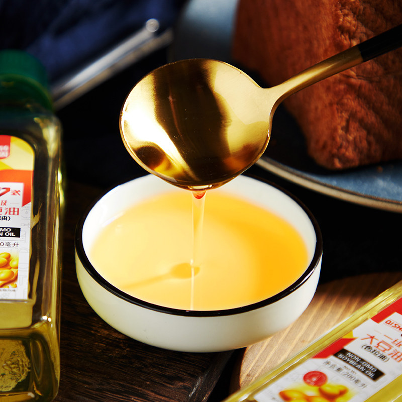 7式色拉油食用大豆油200ml 非转基因戚风蛋糕面包烘焙家用原材料