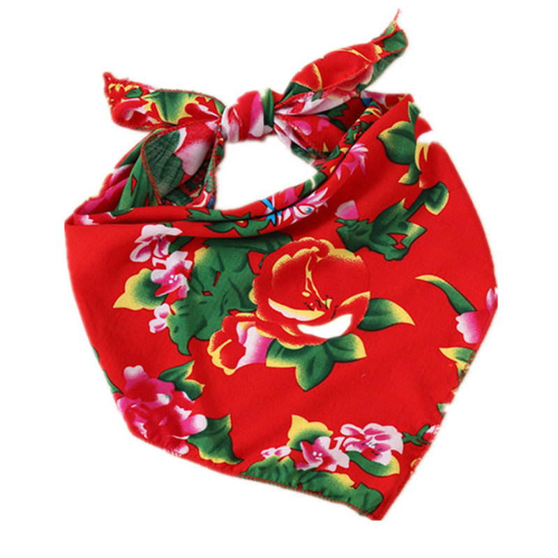 头饰东北北大花布头巾三角巾采茶演出服围巾