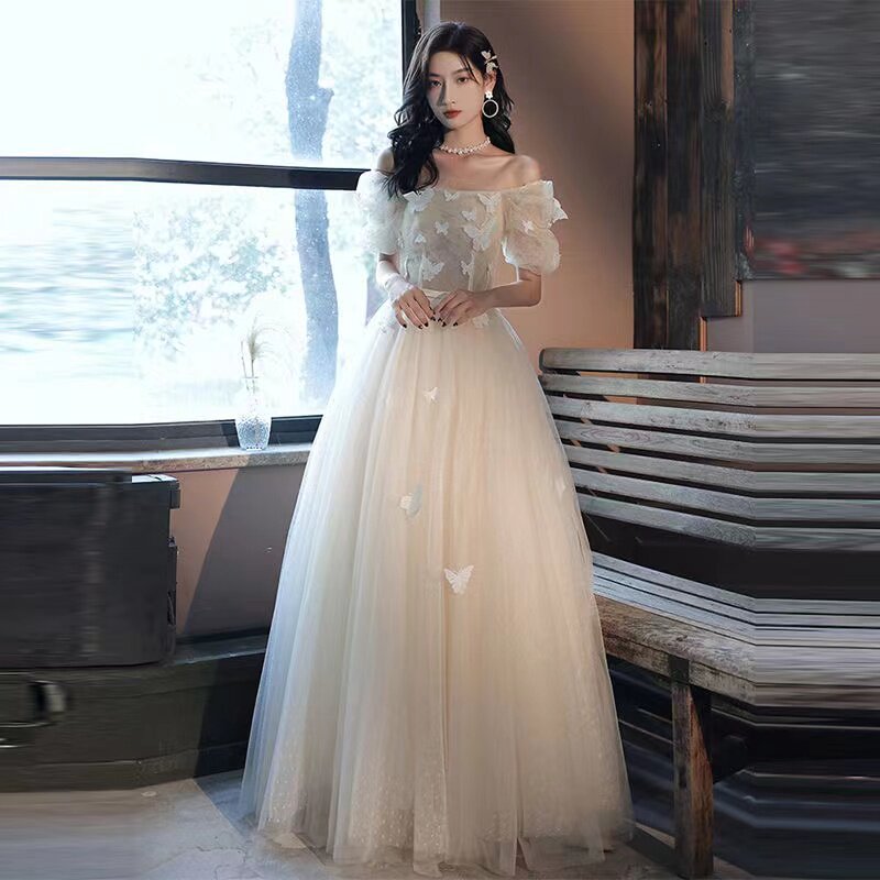 礼服轻奢小洋洋装18岁成年年礼宴会会仙气质礼服