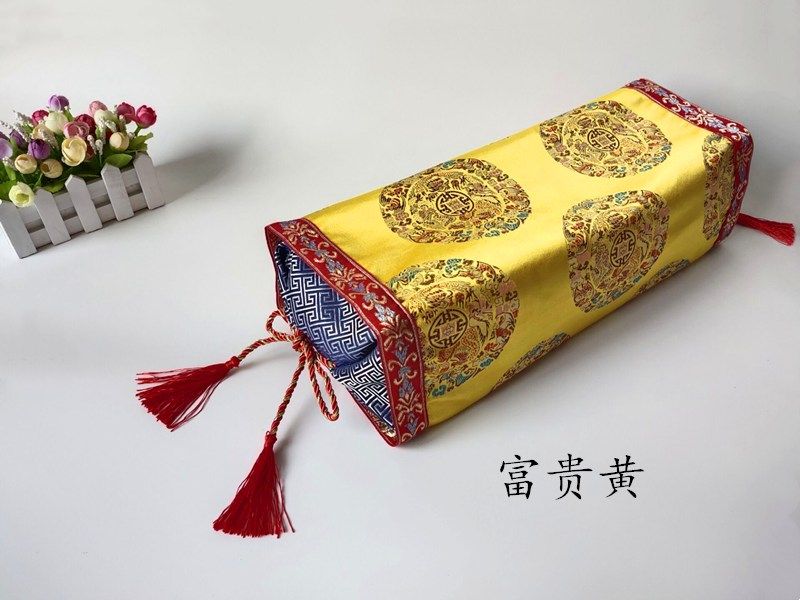 中式仿古枕头宫廷皇帝复古古方枕荞麦壳老式枕头