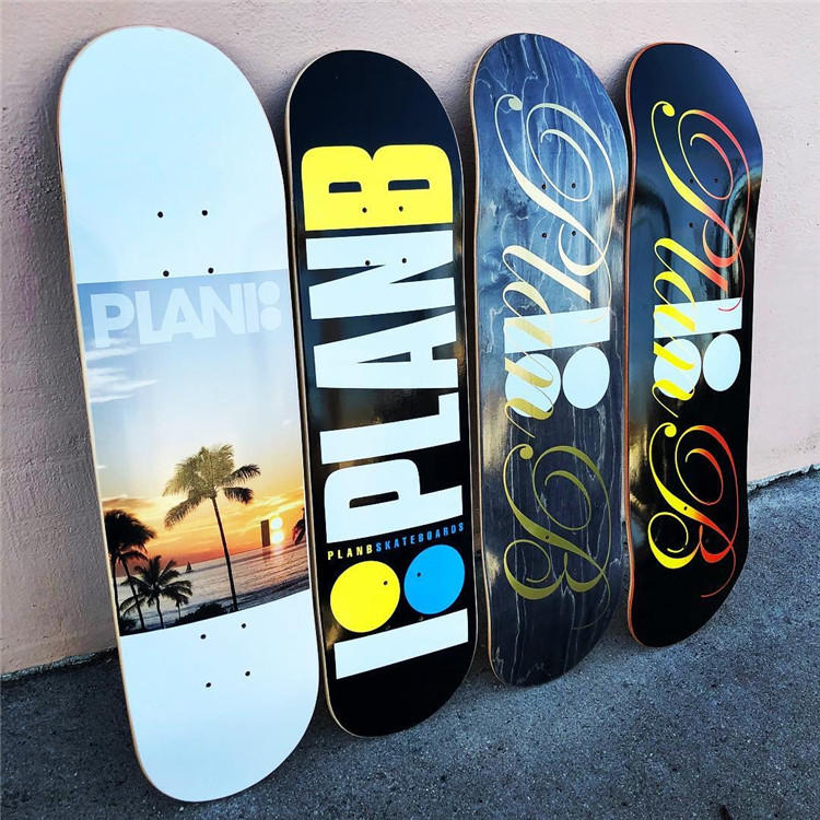 planb进口专业双翘枫木板面多款可选送砂纸包滑板