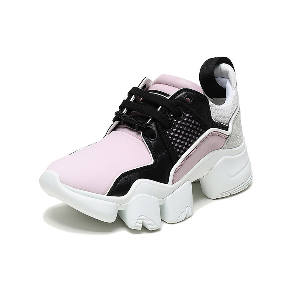 givenchy纪梵希粉色厚底系带拼接拼色女鞋运动鞋休闲鞋单鞋