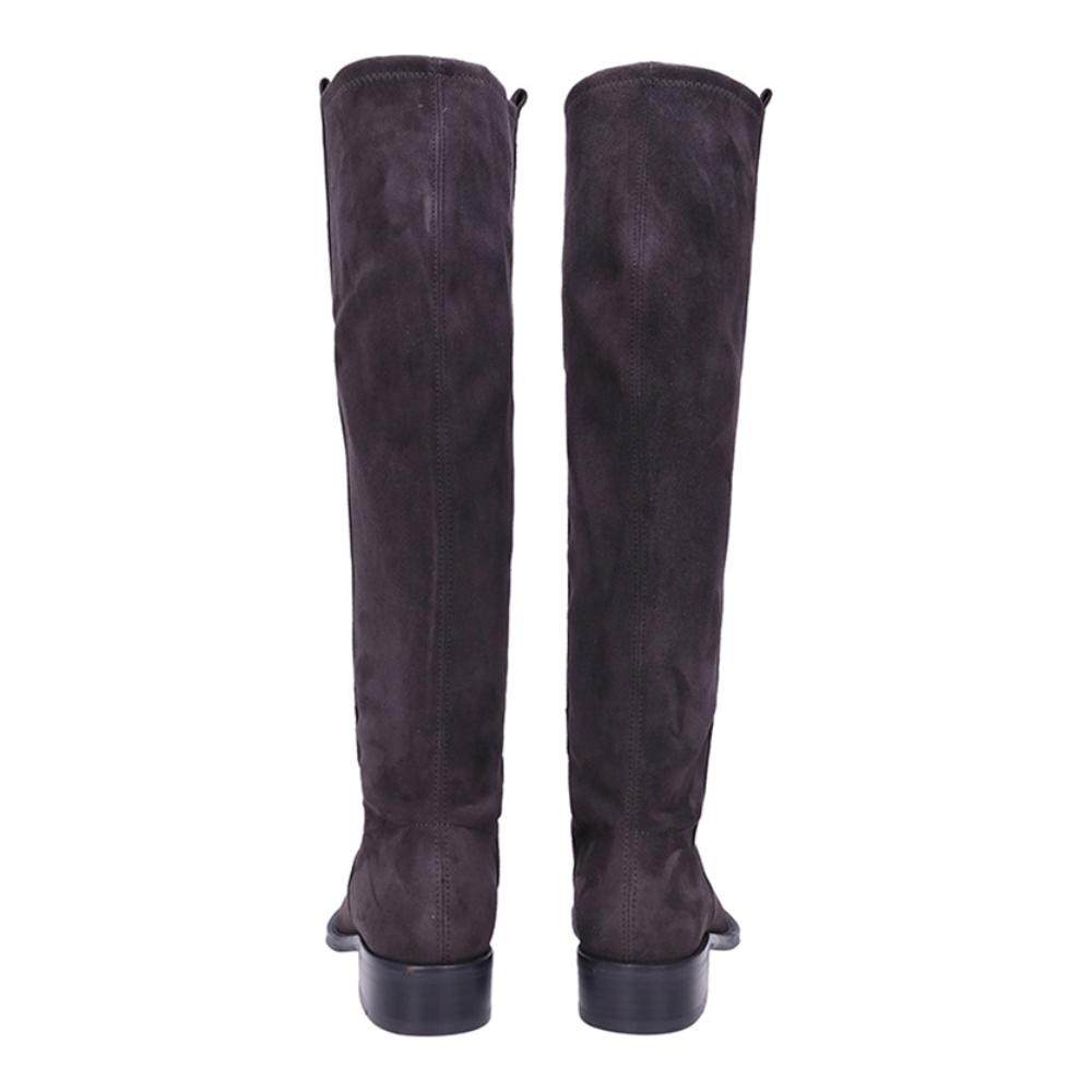 stuartweitzmansw女士黑灰灰色毛皮长靴时装靴