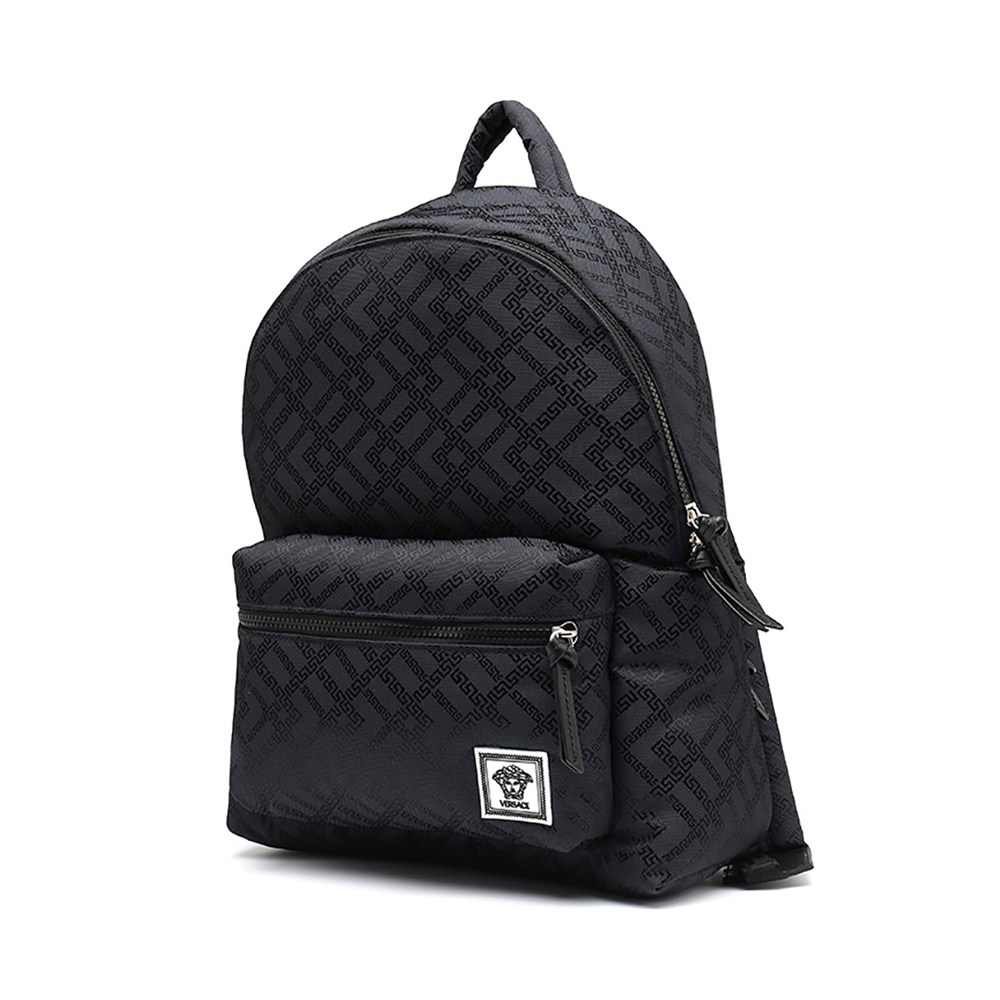 versace藏蓝色男包双肩背包范思哲新款双肩包书包新年礼物