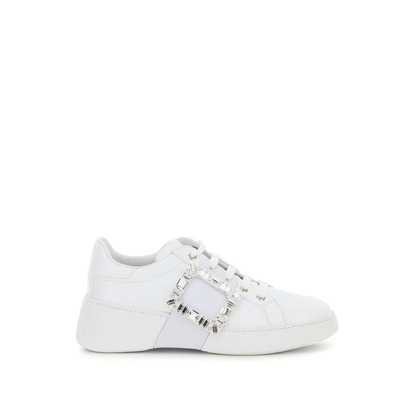 rogervivier罗杰维亚白色女士搭扣运动鞋女鞋单鞋