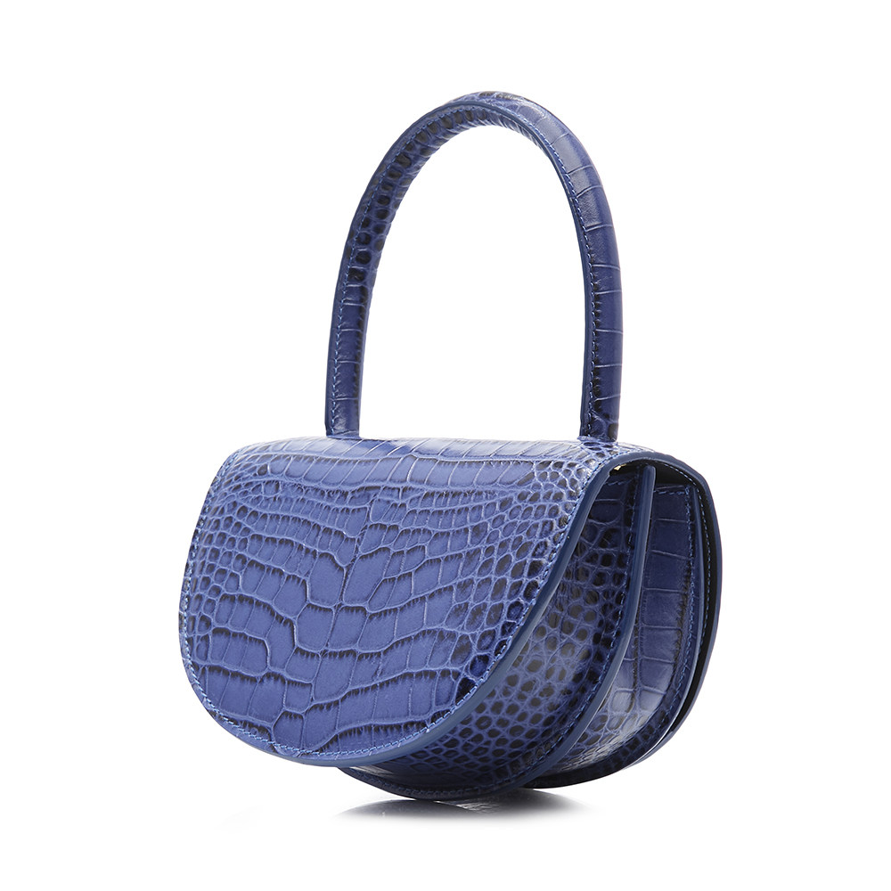 salar20春夏多色牛皮个性肌理立体金属锁扣优雅手提斜挎气质女包