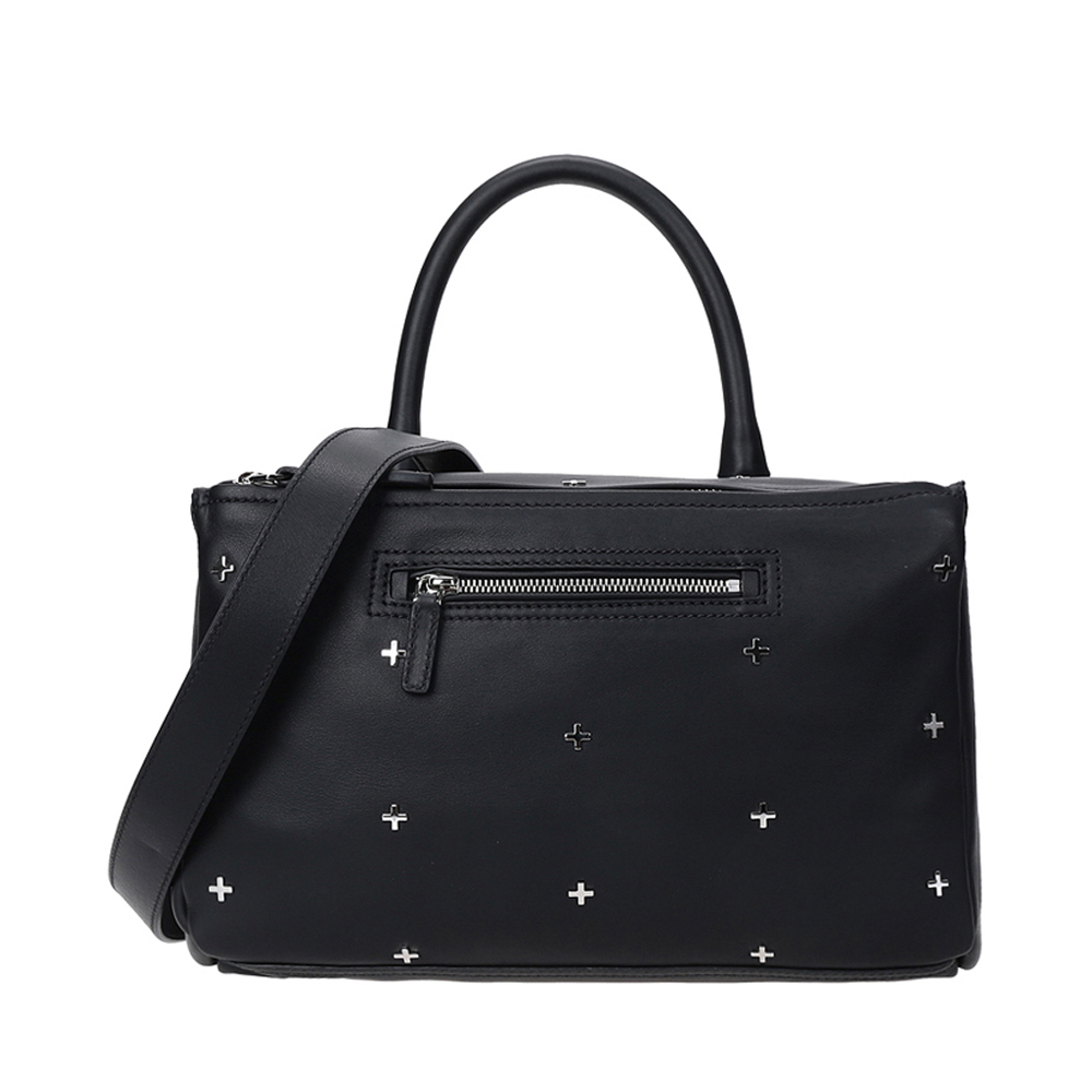 givenchy纪梵希黑色金属十字架装饰休闲女士单肩包斜跨通用款女包