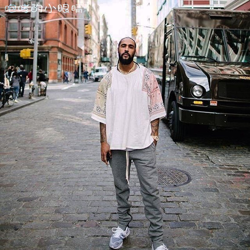 小眼睛fearofgod5thfog第五季麻灰拉链休闲高街长裤卫裤jerry