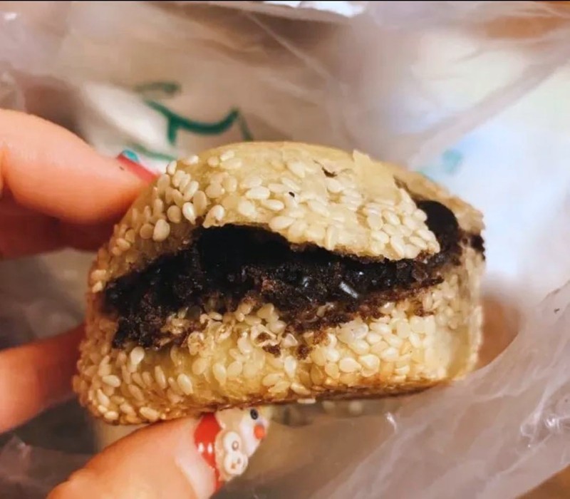 鸦儿李记涮肉小吃豆馅火烧甜点蛤蟆吐蜜红豆沙馅即食闪送顺丰